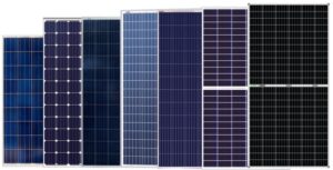 Tipos de módulos fotovoltaicos